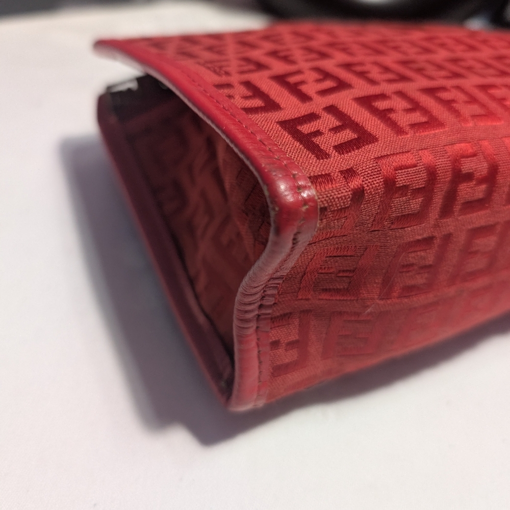Fendi Red Clutch - Picture 6 of 11
